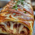 Cheesy Stuffed Bread Roll