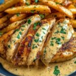 Grilled Chicken with Creamy Garlic Sauce