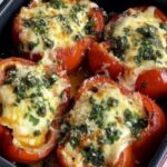 Cheesy Stuffed Bell Peppers