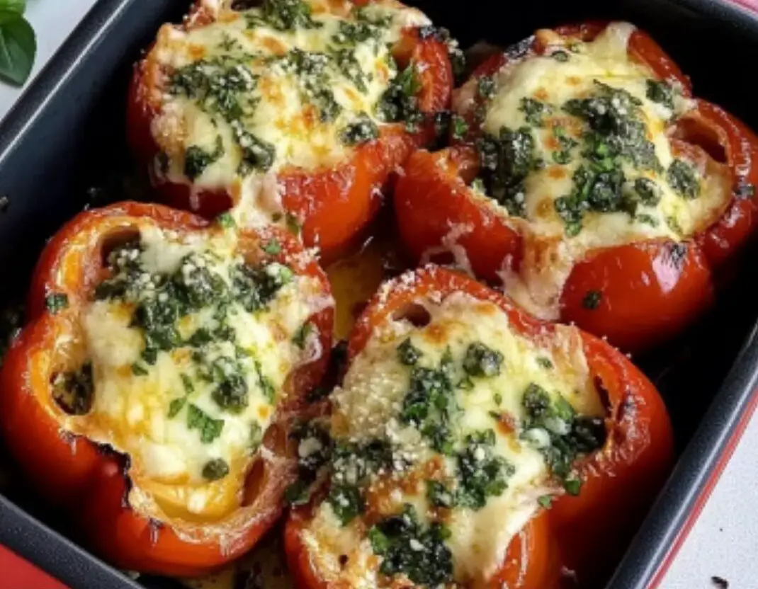 Cheesy Stuffed Bell Peppers