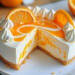 No-Bake Orange Creamsicle Cheesecake