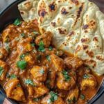 Indian Butter Chicken with Naan