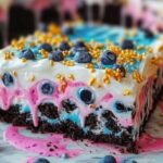 Blueberry Oreo Cake