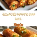 Jalapeño Popper Egg Rolls