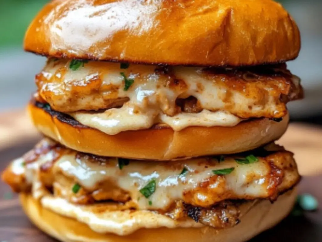 Cheesy Chicken Bagel Sandwich