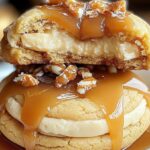 Caramel Pecan Stuffed Cookies