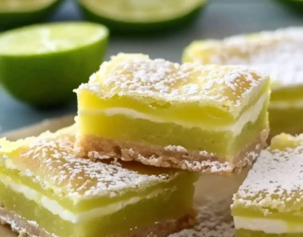 Lime Cheesecake Bars