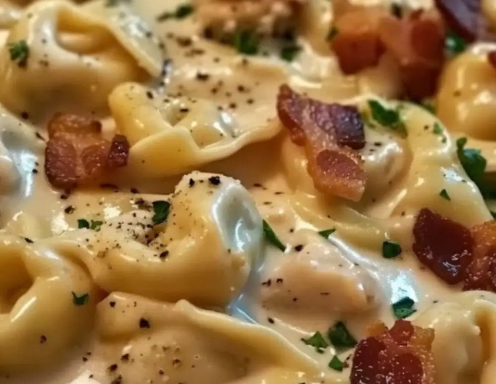 Creamy Bacon Tortellini