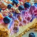 Blueberry Galaxy Cheesecake