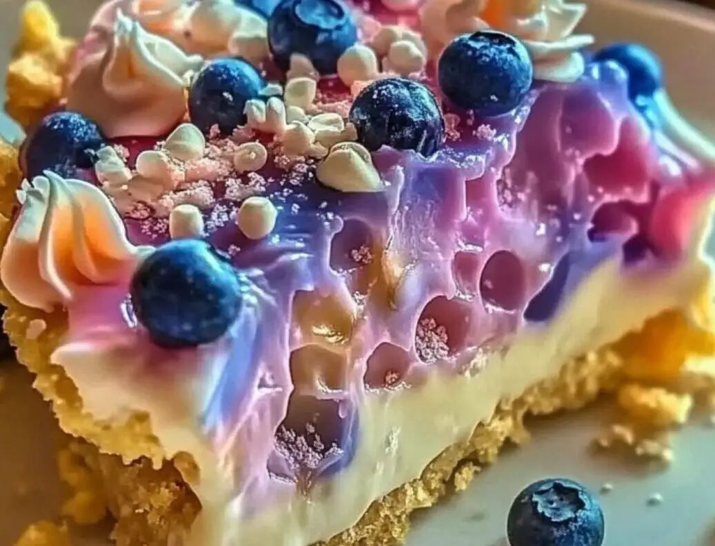 Blueberry Galaxy Cheesecake