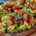 Smashed Avocado Bruschetta