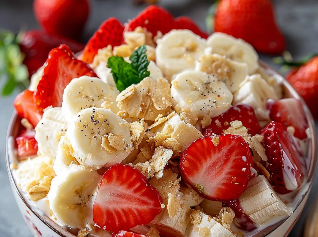 Strawberry Banana Yogurt Parfait