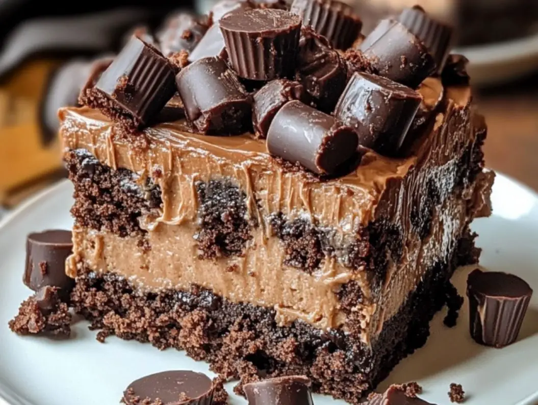 Chocolate Peanut Butter Cup Cake