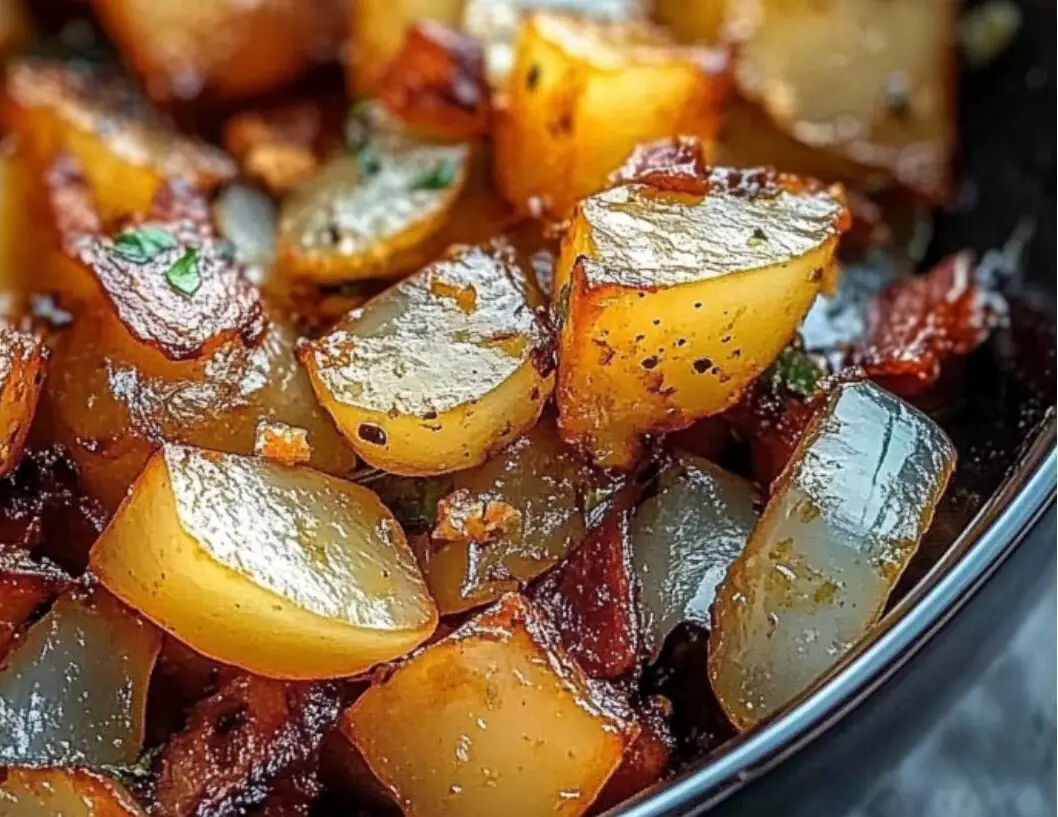 Crispy Pan-Fried Potatoes with Herbs