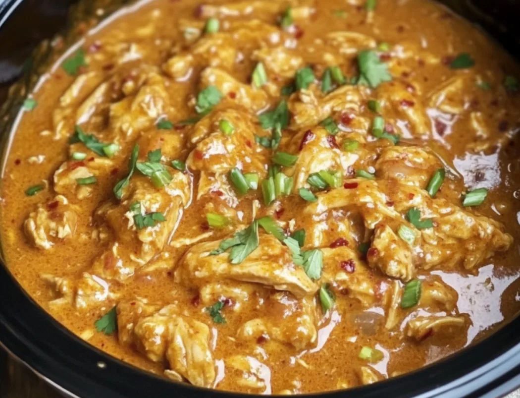 Slow Cooker Shredded Chicken Curry