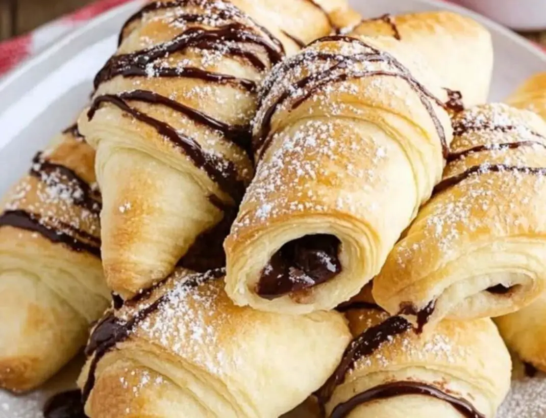 Chocolate-Filled Croissants