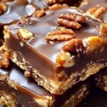 Chocolate Pecan Caramel Bars