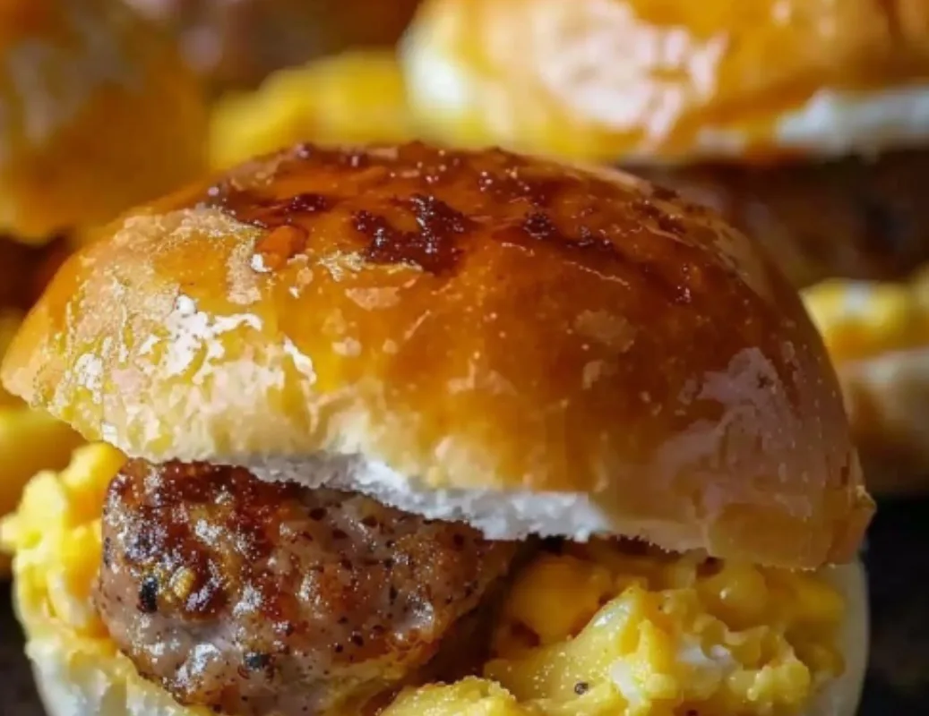 Sausage Egg Breakfast Sliders