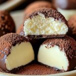 Chocolate-Covered Coconut Truffles