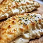 Cheesy Garlic Calzones