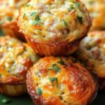 Cheesy Sausage Muffins