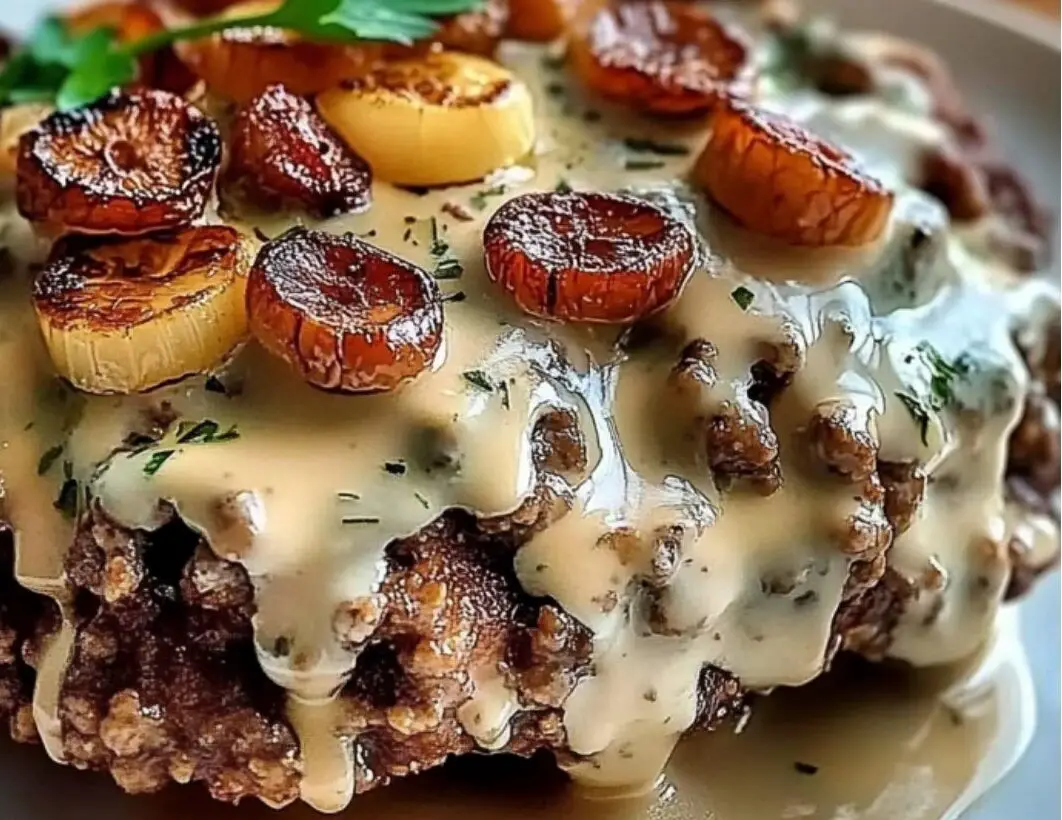 Salisbury Steak with Onion Gravy