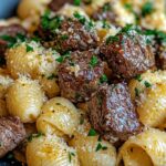 Garlic Butter Steak Pasta