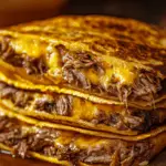 Cheesy Beef Birria Quesadillas