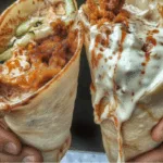 Crispy Chicken Wraps with Spicy Yogurt Sauce