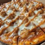 Spicy Chicken Drizzle Pizza