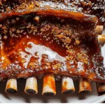 Sticky BBQ Glazed Ribs