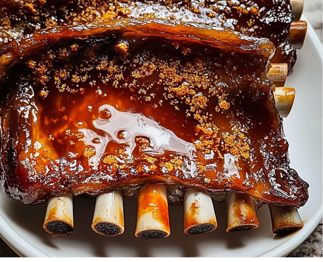 Sticky BBQ Glazed Ribs