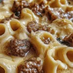 Creamy Beef Pasta with Rigatoni
