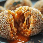 Spicy Mozzarella-Stuffed Arancini Balls
