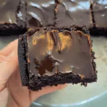 Glossy Fudgy Chocolate Brownies