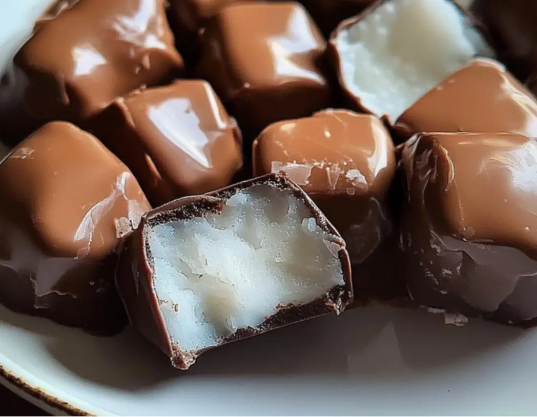 Homemade Chocolate Coconut Bites