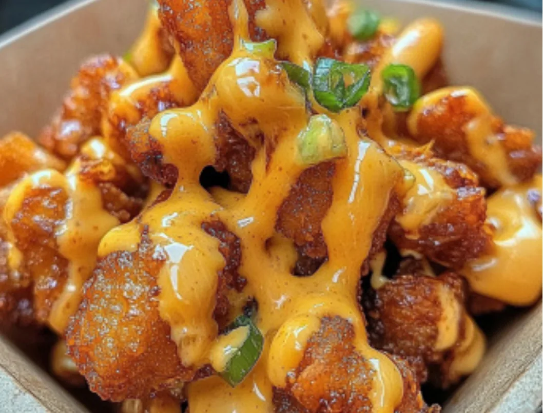 Spicy Honey Garlic Popcorn Chicken