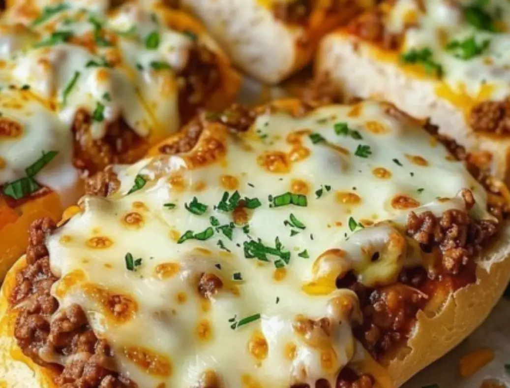 Classic Sloppy Joe Melt with Cheesy Bread