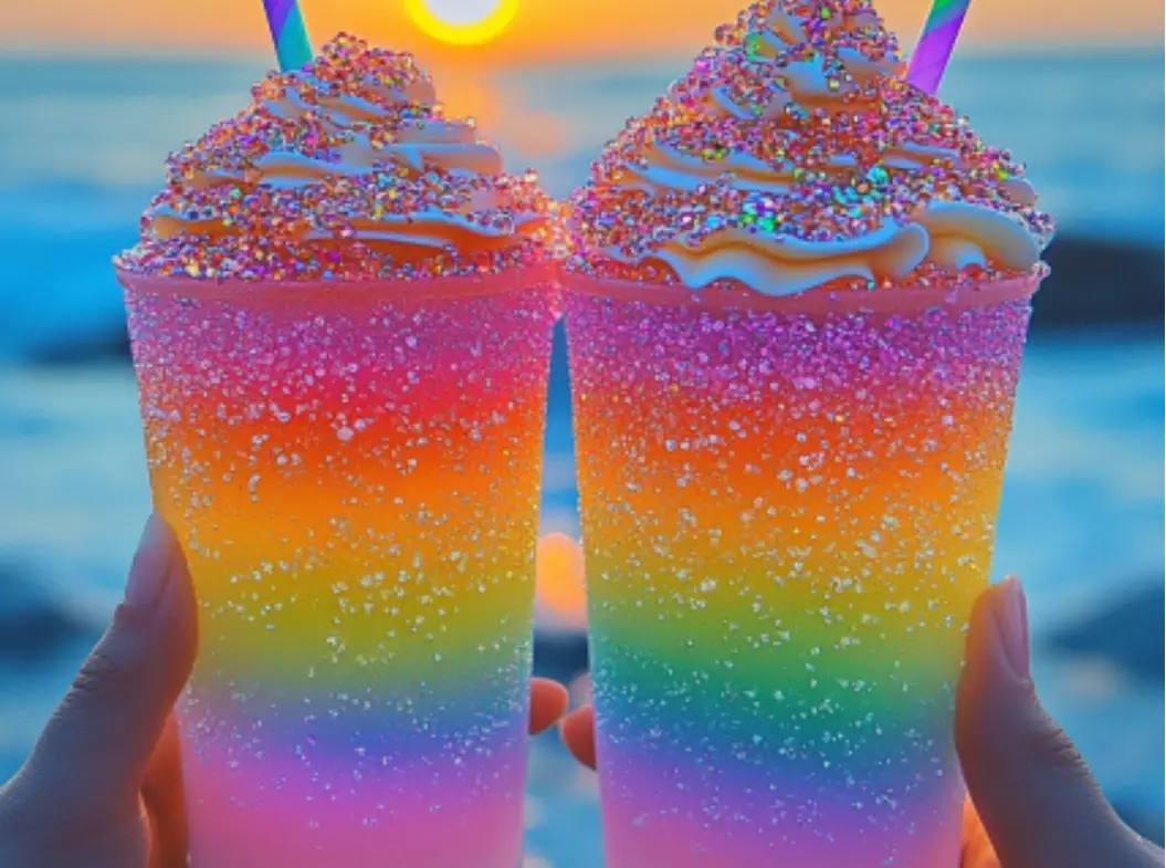 Colorful Sunset Drinks
