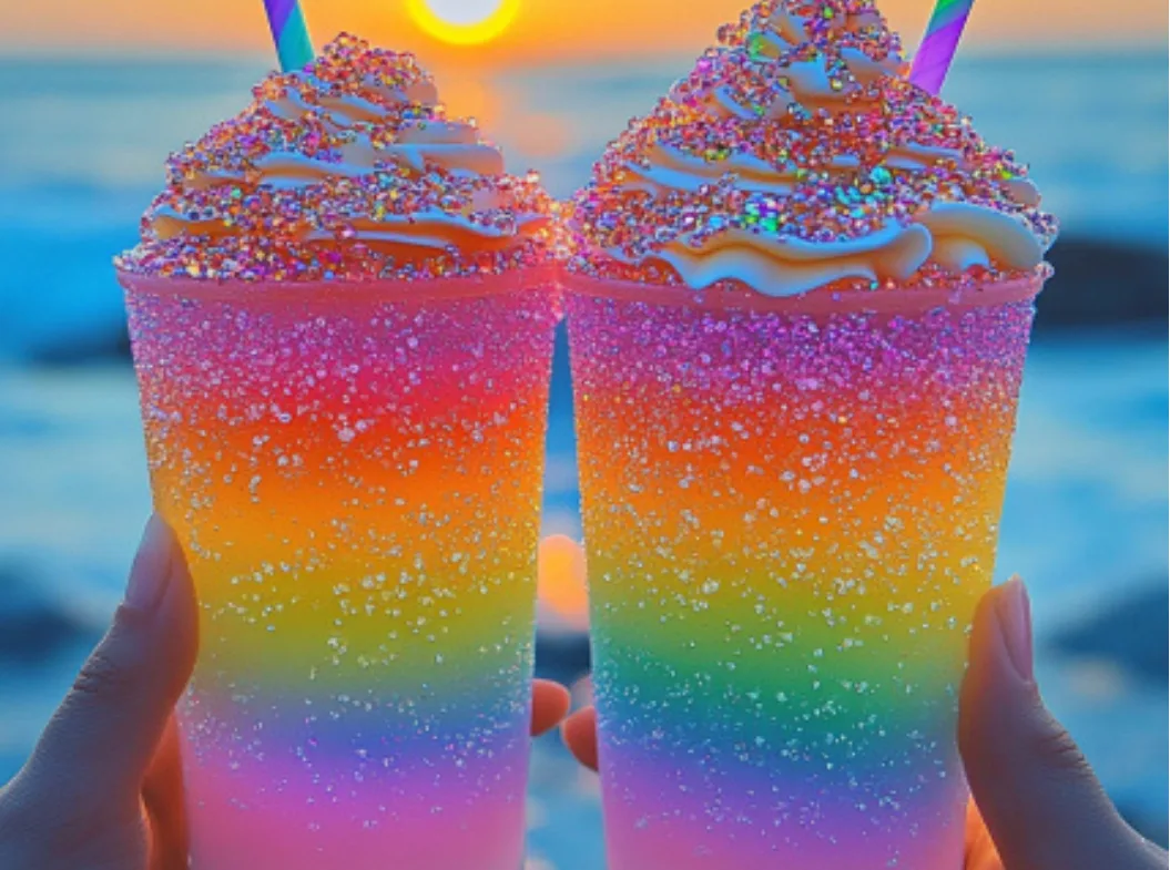 Colorful Sunset Drinks
