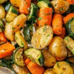 Roasted Vegetables Medley with Garlic and Herbs