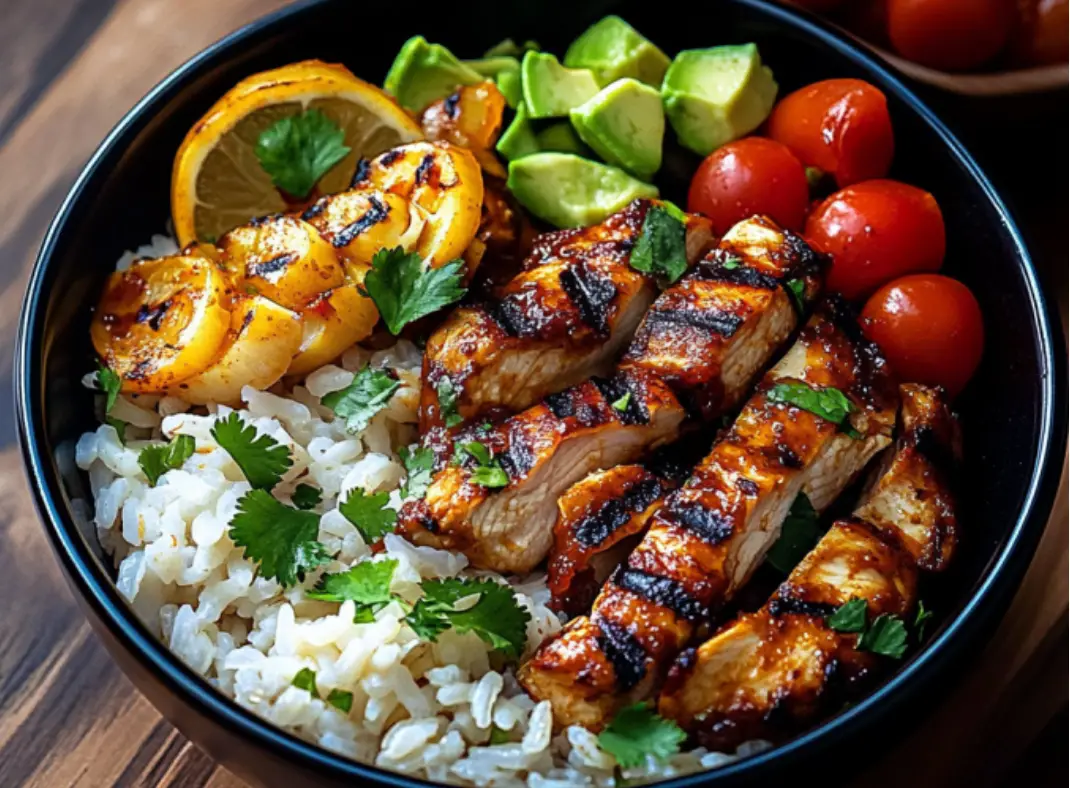 Chicken Rice Bowl with Avocado