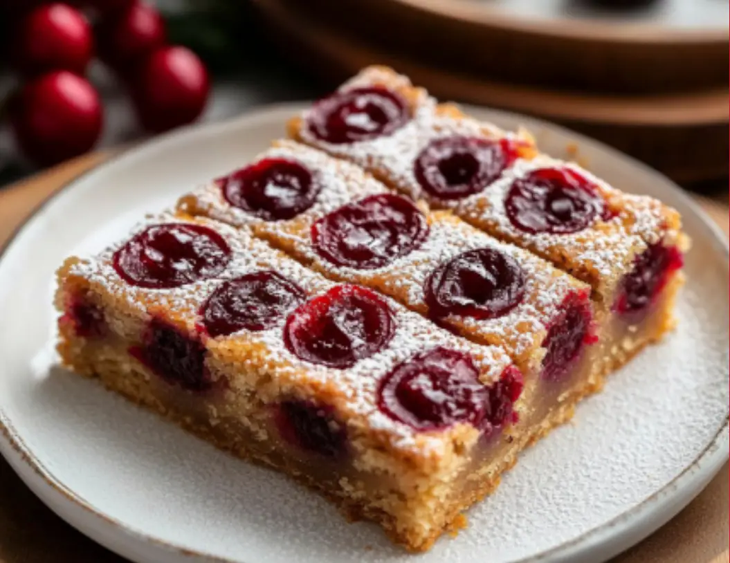 Christmas Cherry Bars