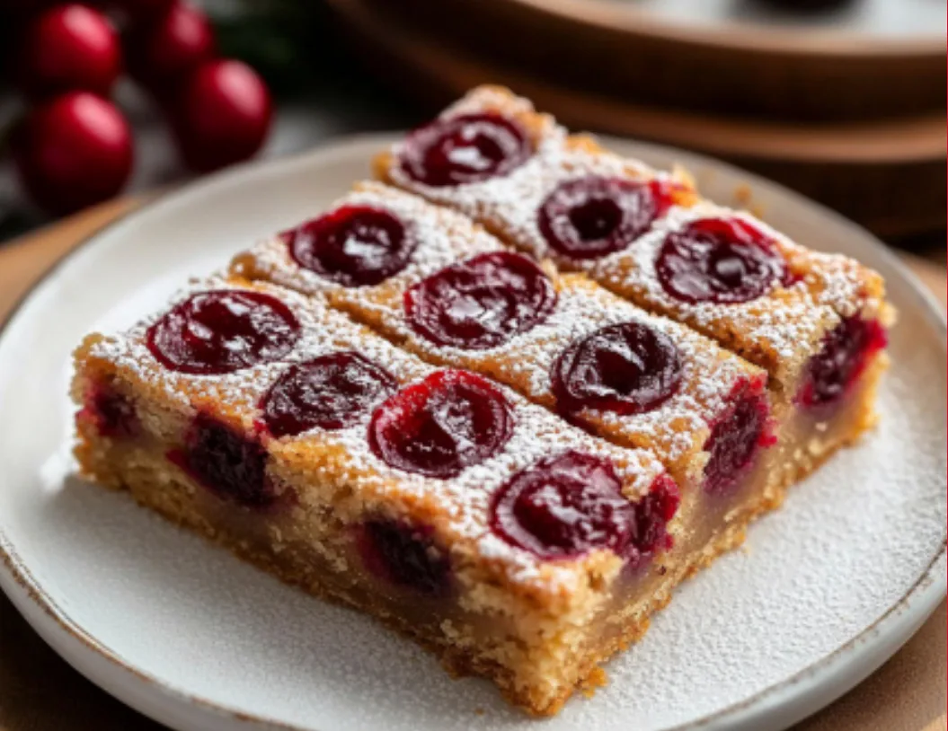 Christmas Cherry Bars