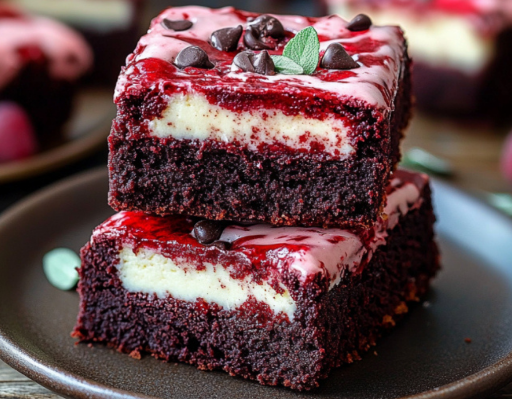 Red Velvet Cream Cheese Bars
