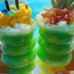 Green & Yellow Tropical Drink