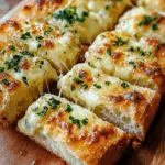 Cheesy Garlic Bread Squares