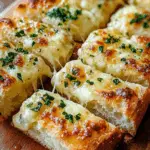 Cheesy Garlic Bread Squares