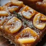 Caramelized Apple Shortbread Bars