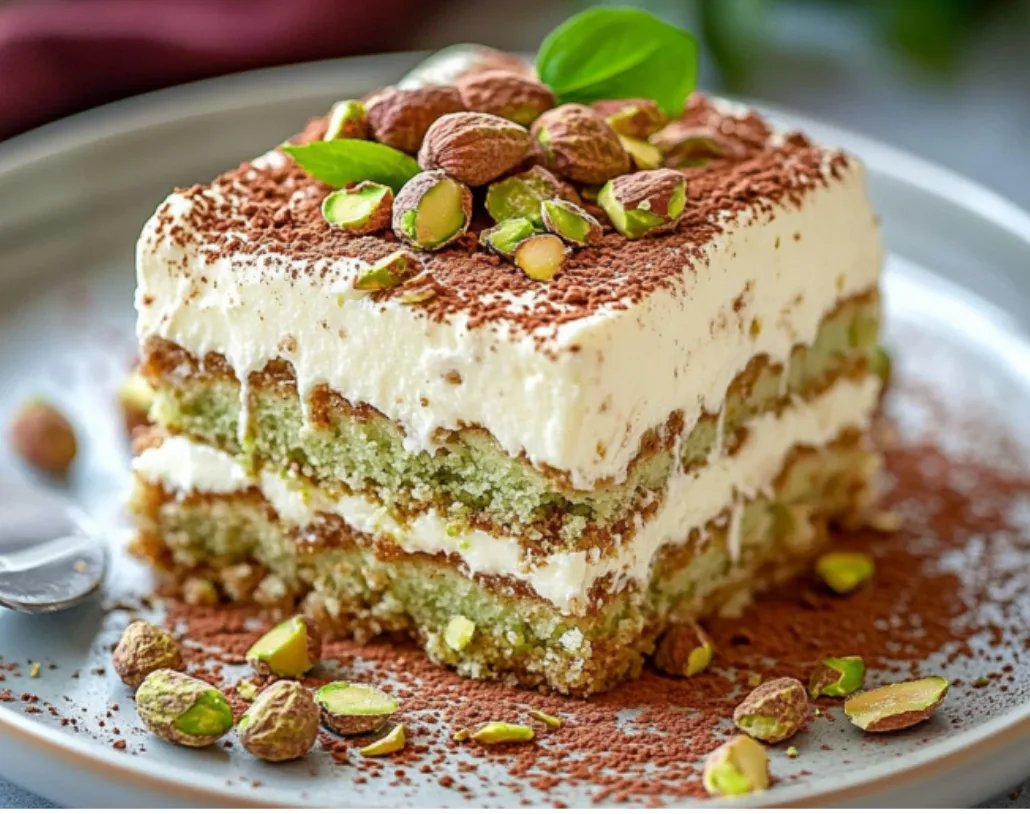 Green & White Tiramisu